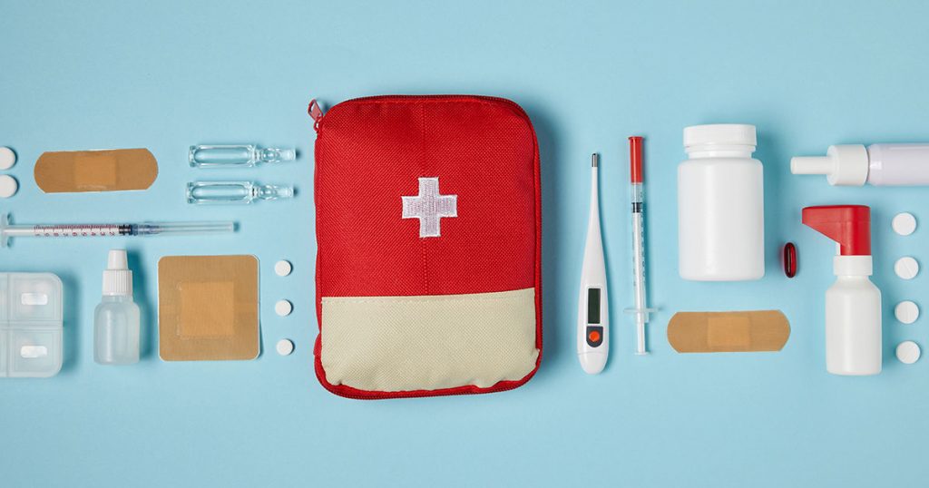 First aid kit items